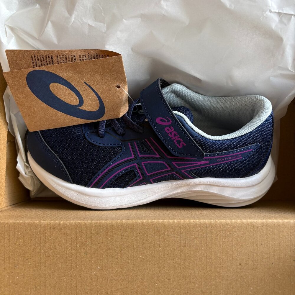 Asics  Blue Expanse/Bold Magenta kids sneakers, size 1
